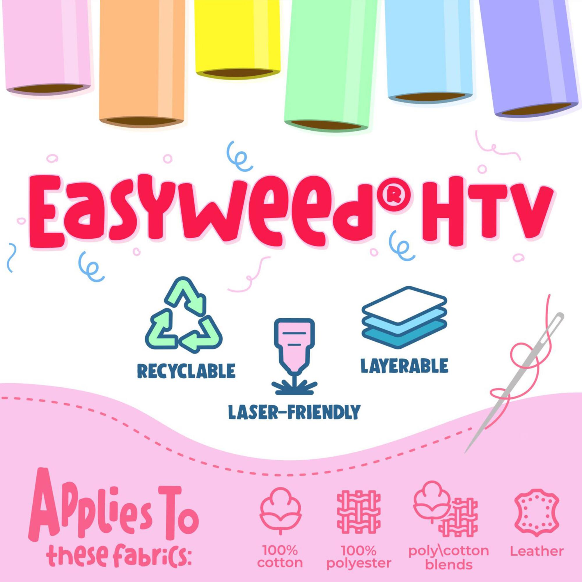 Siser® EasyWeed® 36" Heat Transfer Vinyl